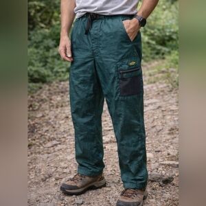 Vintage Cabelas Outdoor Gear Mens M Reg Nylon Hiking Pants Teal Gorpcore 90s